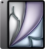 Apple iPad Air 13-inch with M3 chip Built for Apple Intelligence, Liquid Retina Display, 256GB, 12MP Front/Back Camera, Wi-Fi 6E, Touch ID, All-Day Battery Life — Space Gray