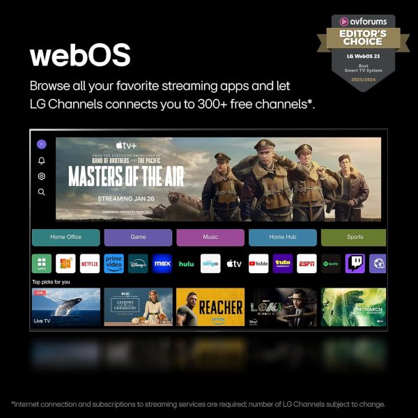 Limited-Time Sale for Summer Surprises AED 109د.إ:LG 77-Inch Class OLED evo C4 Series Smart TV 4K Processor Flat Screen with Magic Remote AI-Powered with Alexa Built-in