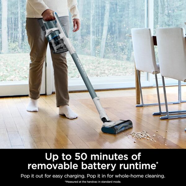 Shark PowerPro Plus Cordless Stick Vacuum, Lightweight, Rechargeable, FloorDetect Technology, HEPA Filter, Up to 50-Minute Runtime, Powerful Pet Hair Pickup, Carpets & Hard...